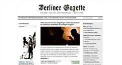 Desktop Screenshot of berlinergazette.de