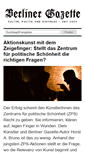 Mobile Screenshot of berlinergazette.de