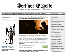 Tablet Screenshot of berlinergazette.de